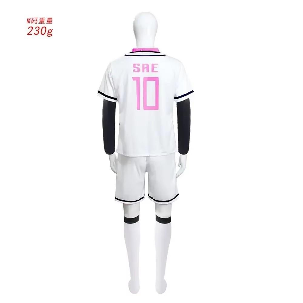 Blue Lock Anime Cosplay Costume Nagi 8 Ness 10 Kaiser Isagi Reo Sae Shidou Cosplay Jersey Shorts Matching Set Uniform Train Suit