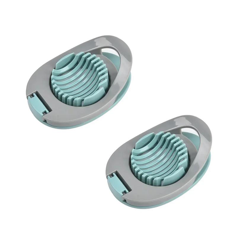 Stainless Steel Egg Slicer, Multi - Function Cutter for Hard - Boiled/Preserved Eggs, Kitchen Tool Fruit Garnish Slicer