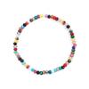 Jbans Classic Color Mix Rondel Cut Agate Slim Gemstone Couple Bracelet (C2101-Ac721_Rd)