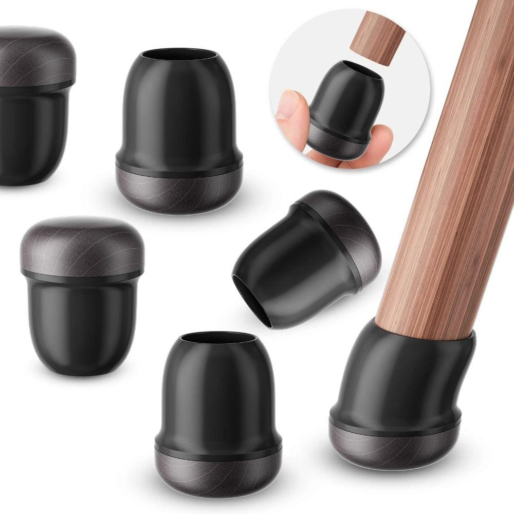 8pcs/bag Silent Silicone Furniture Leg Cover Anti Slip Table Leg Protector Floor Protection  Chairs