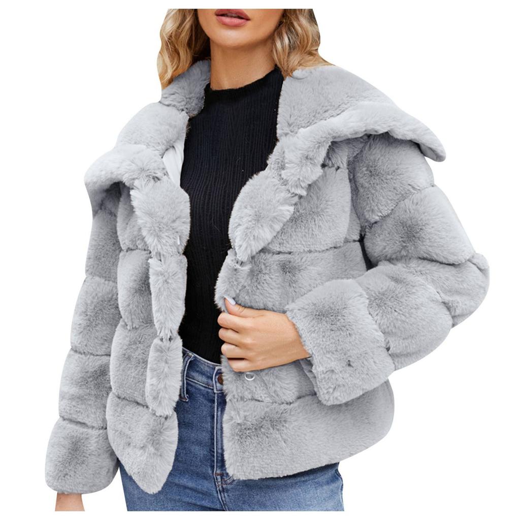 Europa, Amerika, Herbst und Winter neue Pelzjacke Kaninchenfell kurz Oberteil Damen Pelz Reversjacke X