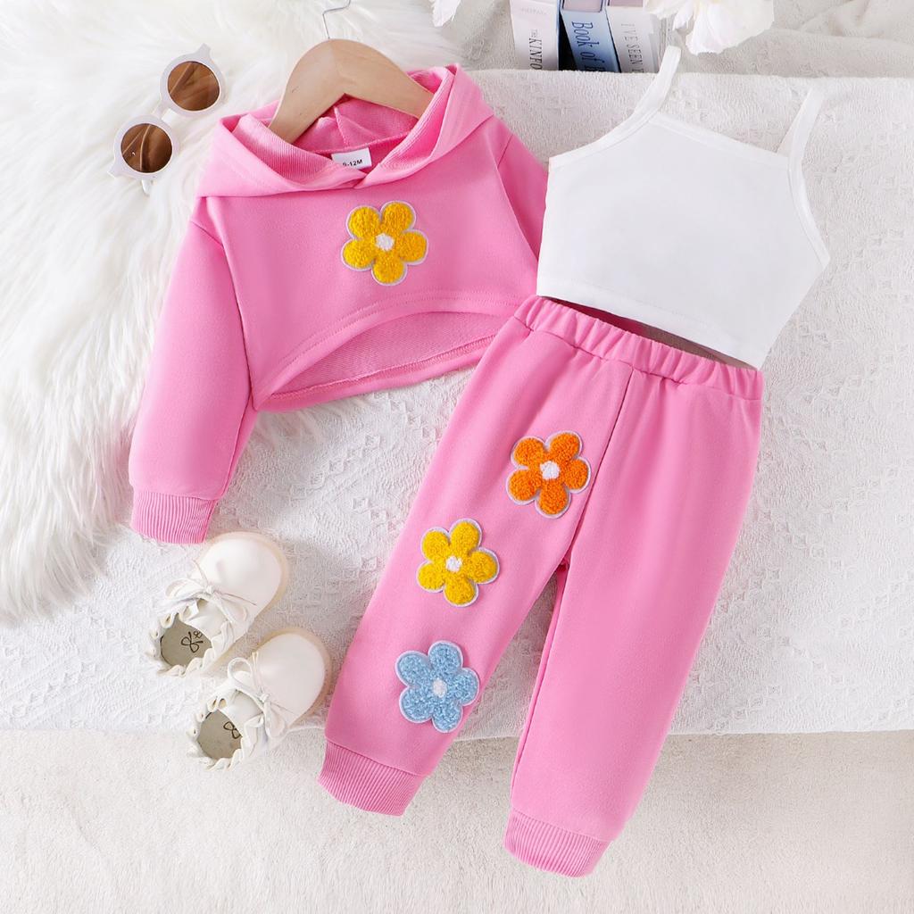 Kids Casual Long-Sleeve Set, Comfortable Daily Wear Outfits