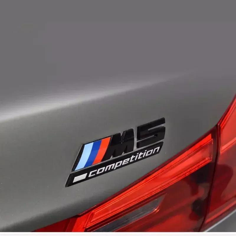 -Glossy Black COMPETITION Bar Underlined Emblem for BMW Thunder Edition M1 M2 M3 M4 M5 M6 M7 M8 X3M X4M X5M X6M Car Trunk Sticke