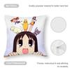 Anime A-Azumanga Daioh Kissenbezug 3D-Druck Polyesterfaser 40*40 cm Zuhause Sofa Dekoration Festivalgeschenk