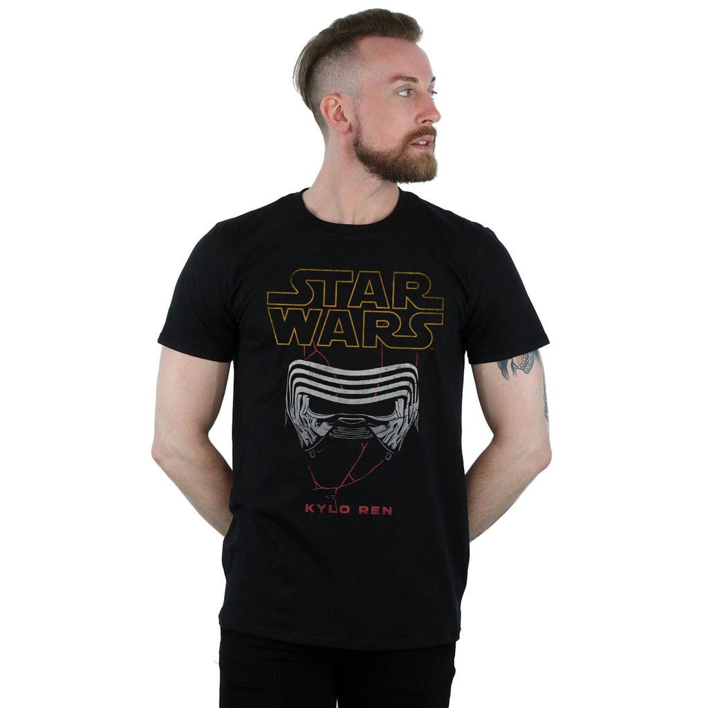 Star Wars: The Rise of Skywalker Mens Kylo Helmet T-Shirt