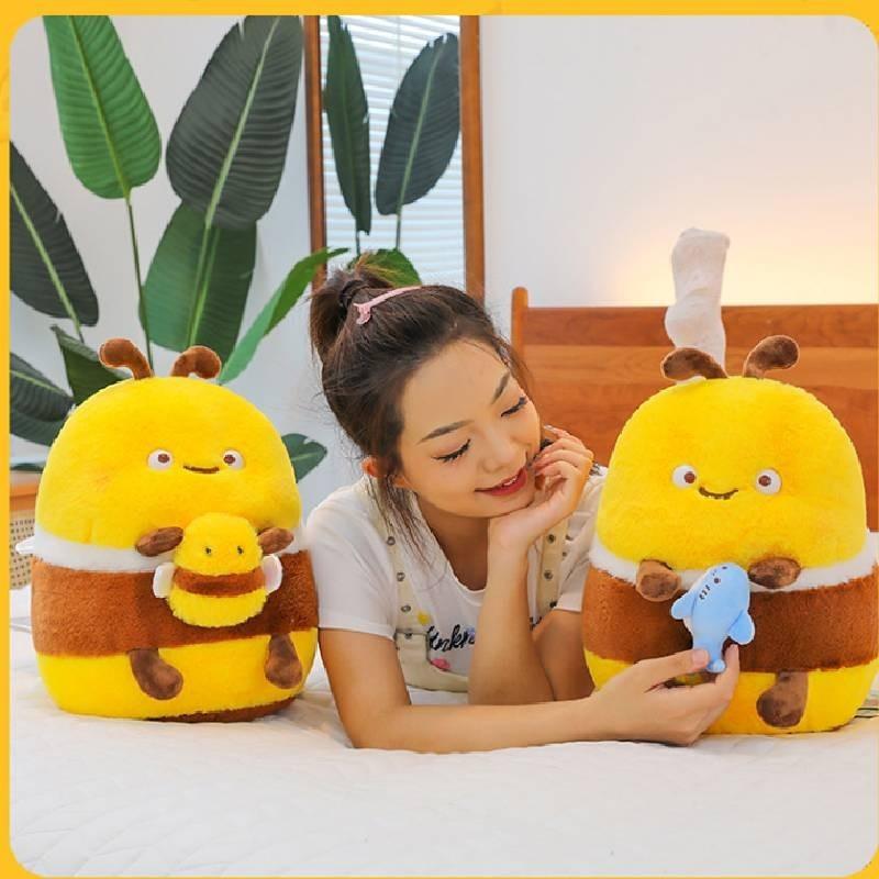 Adorable Bee Plush Toy For Kids Soft And Cuddly Stuffed Animal Doll Gift