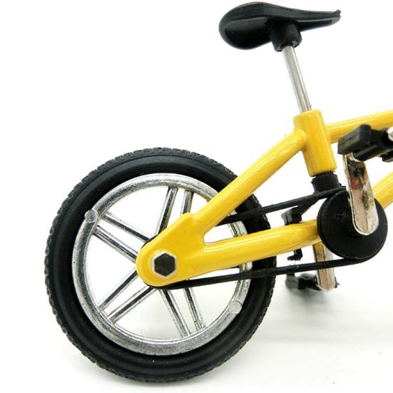 Model Bicicletă Anti-Coliziune Detaliu Mic Cadou de Festival Bicicletă de Deget Aliaj Turnare sub Presiune Jucărie Simulare pentru Copii