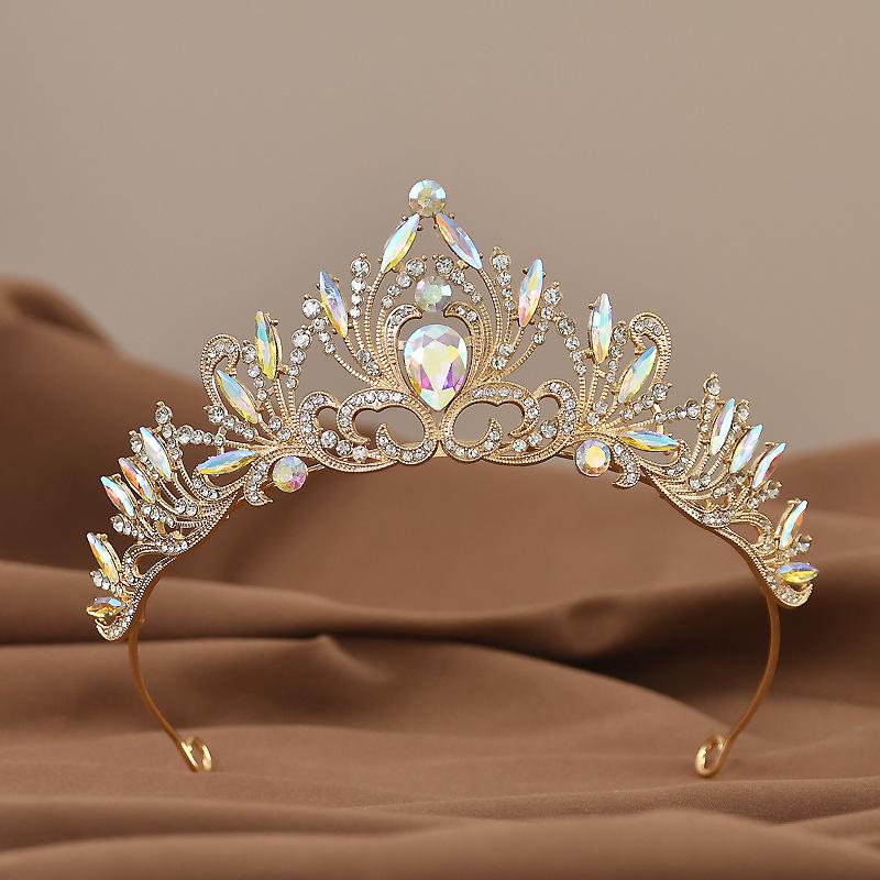 Luxurious Baroque Wedding & Birthday Crown - Bridal Headdress Hair Accessory