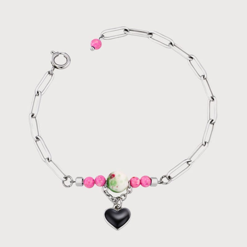 

SENTIMENTS NO.238 [BLACK PINK] BRACELET black pink