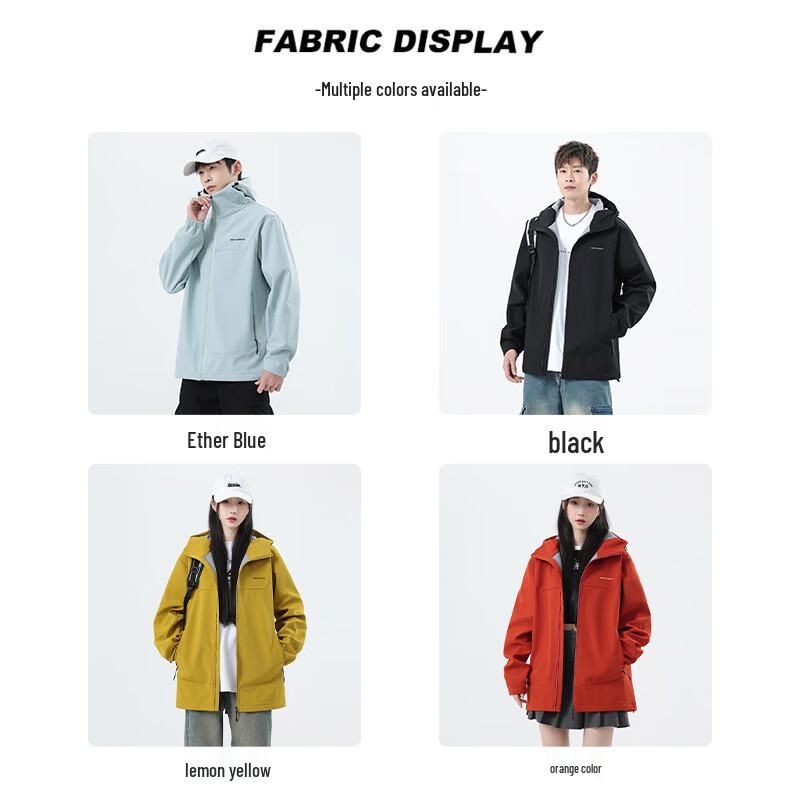 Mark Fairwhale Unisex Outdoor Hooded Softshell Jacket