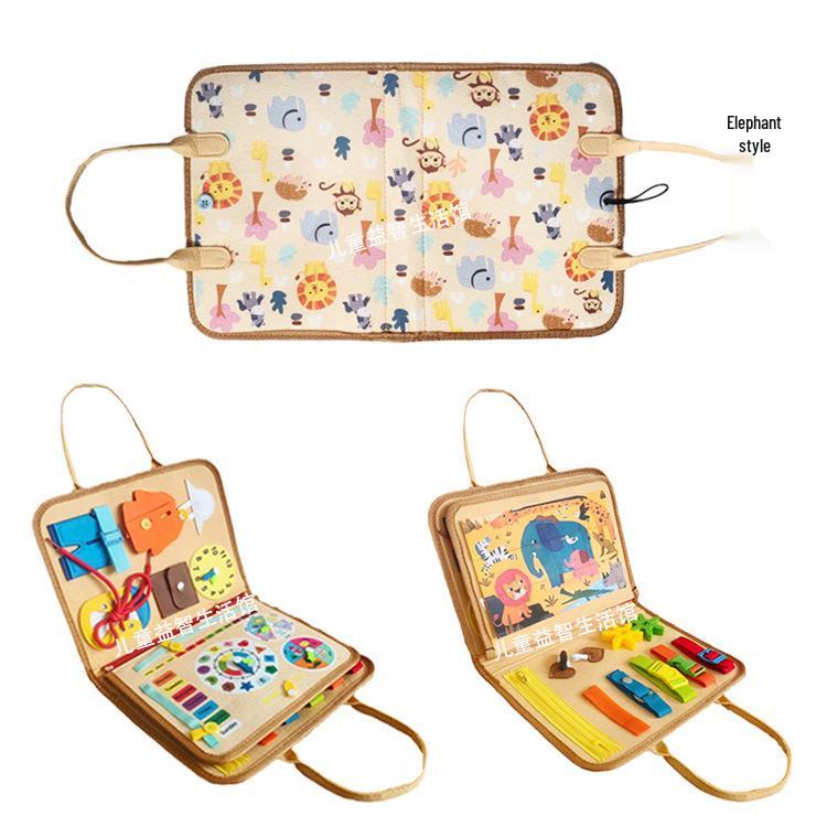 Cross-Border Felt Learning Board: Early Education Puzzle & Busy Board Toy for Children, CE Certified