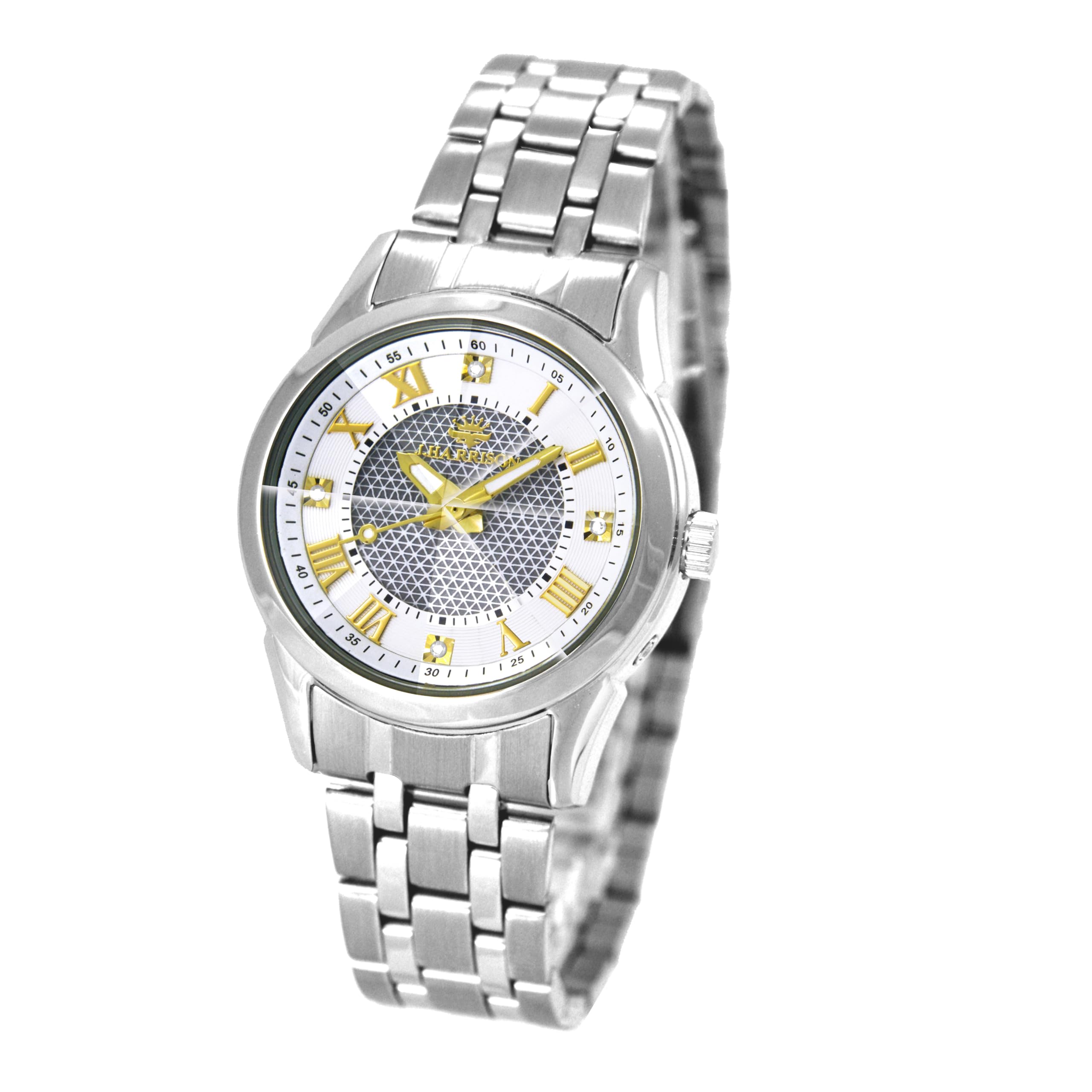 

Женские серебряные часы John Harrison JH-083LGW белый