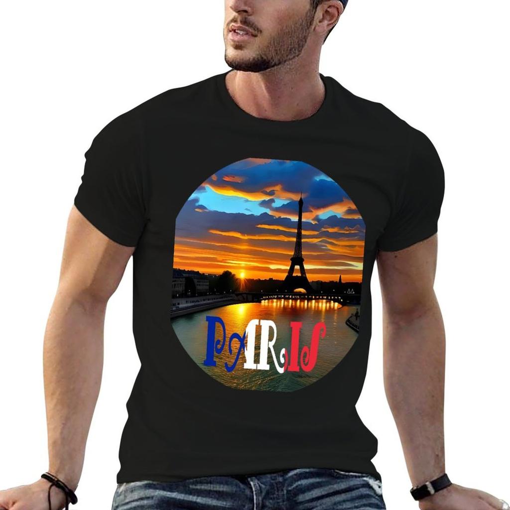 World Journey Paris France TShirt T Shirt Custom Print Unisex T Shirts Cotton T Shirt Unisex Designer Tshirt