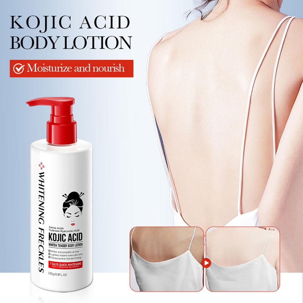 KojisäureHautverjüngung Feuchtigkeitsspendend Aufhellend Bodylotion Lässt die Haut strahlen Schönes Leben