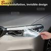 For Ford Mondeo MK5 2015-Present Car Accessories 2 Pcs Car Headlight Protective Film Headlamp Transparent Black TPU Sticker