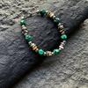 Vintage Malachite Beaded Bracelet For Men Women Handmade Geometric Jewelry Gift For Summer 2025