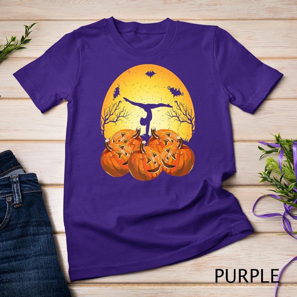 Artistic Gymnastics Pumpkin Halloween Gift Shirt Unisex T-shirt 7 XL