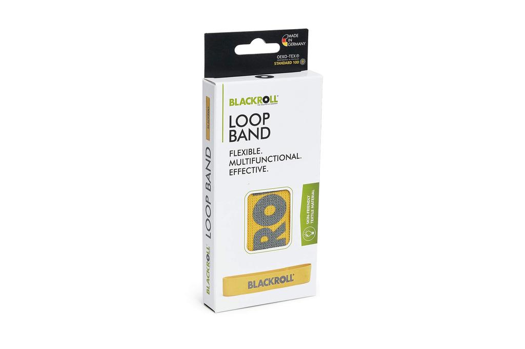 Blackroll Loop Band Extra Light Training Made In Germany Tube, Yellow, (Authentic Product)