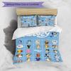 3pcs Duvet Cover Set (1*Duvet Cover + 2*Pillowcase, Without Core), Bluey Print Bedding Set, Bedroom Decor, All‑Season, Birthday Gift