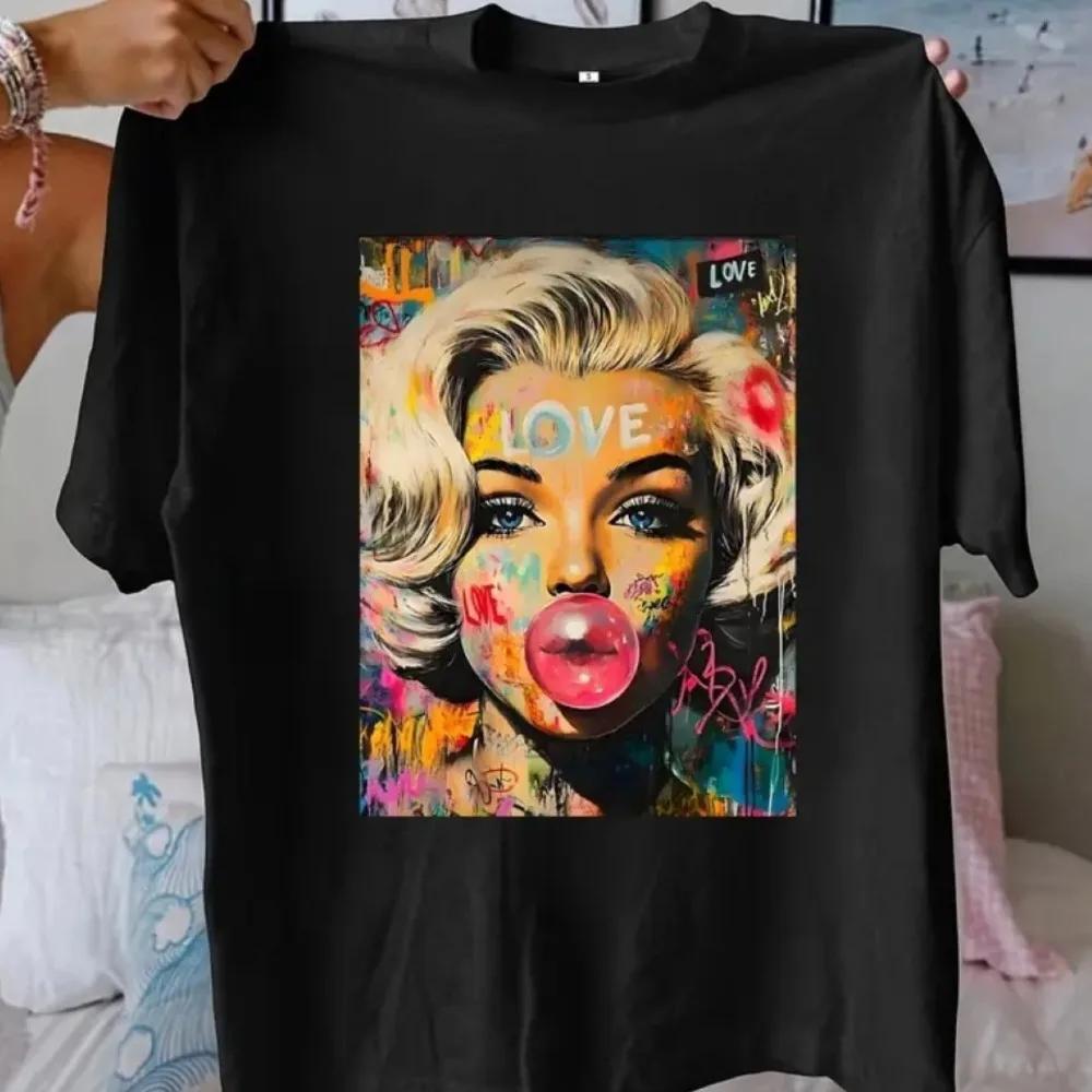Women's Graphic Tee Unisex Casual Cotton T-shirt Pure Fashion Ladies' Summer Trend New Item Comfortable Breathable Streetwear for All Unisex,gift,Top