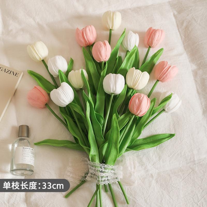 3/5Pcs Simulated Tulip Berry Flower Artificial Bouquet Living Room Plant Home Decoration Ornament Desktop Prop DIY Wedding Decor
