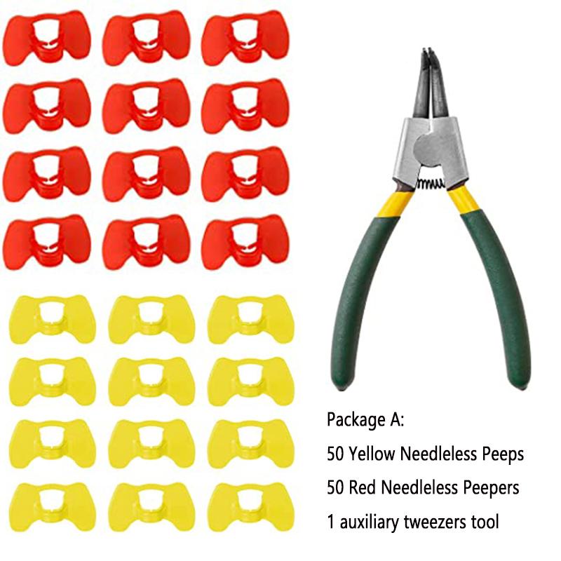 Zestaw bezszpilkowych okularów z szczypcami Okulary dla kurczaków Okulary dla kurczaków Okulary dla kurczaków Okulary dla kurczaków Bażanty antydziobanie