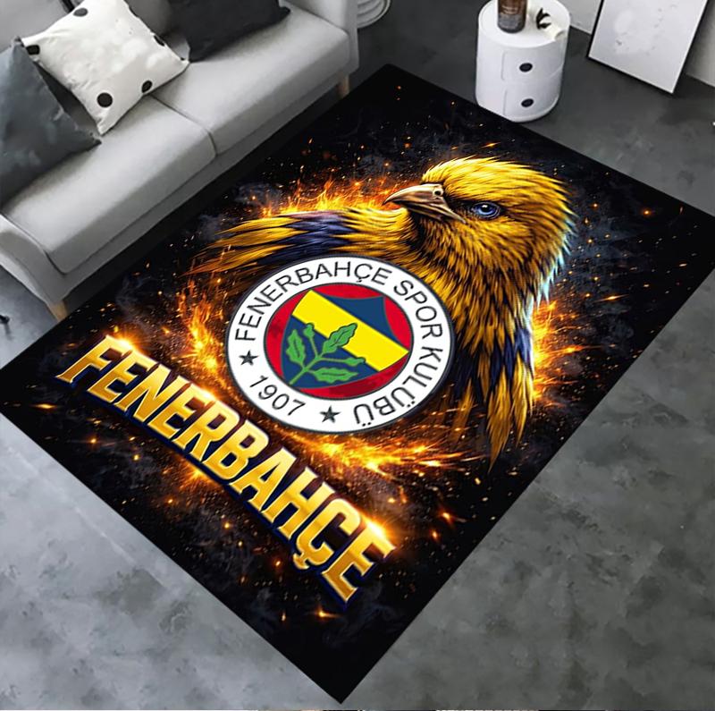 Fenerbahe Sk Halı Kilim Oturma Odası Yatak Odası Ev Kanepe Dekorasyonu Çocuk Oyun Kaymaz Zemin Matı