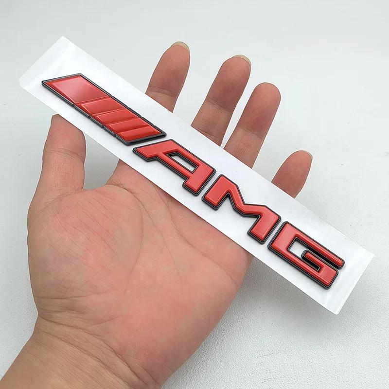 Samolepka na auto Nové 3D ABS Logo Znak AMG Písmena Odznak na kufr auta Pro Mercedes Benz A B C E S GLA GLB GLC GLE GLS Vito G Třída AMG