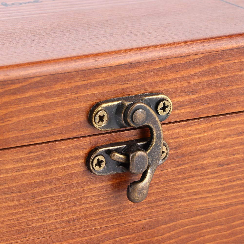 Sewing Box, Sewing Kit, Sewing Tool Box, Sewing Set for Adults, Stylish, Wooden Box, Needle and Thread Storage Case, DIY Sewing Tools, Empty Box