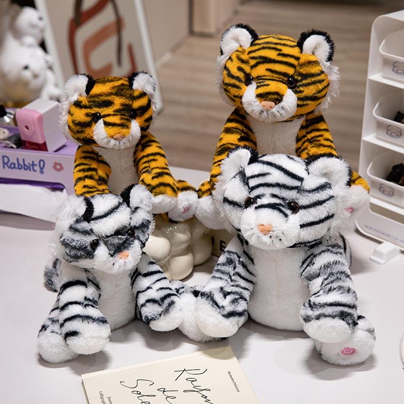 Cute Luminous Tiger Doll Plush Toy Little Tiger Doll Children'S Company Soothing Doll Birthday Gift
