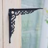 Retro European Cast Iron Triangle Shelf Bracket for Bookshelves