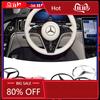 C200 E200  New For Mercedes Benz Car Steering Wheel Badge Replacement Sticker for Mercedes Benz AMG A B R G Class GLK GLA CLA GL
