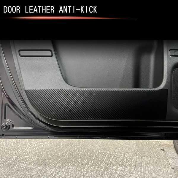 Pair of 2024 Honda Freed Air Crosstar Door Kick-Proof Leather Stickers