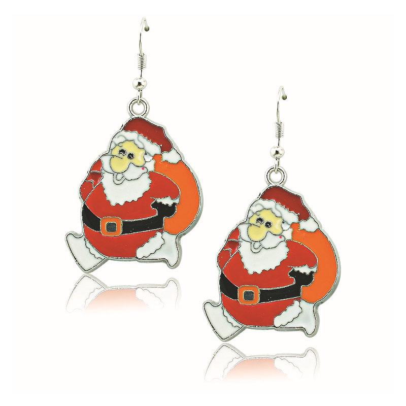 Rote Tropföl Weihnachtsmann Ohrringe: Neuer Modeschmuck mit Tierohren
