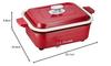 Tiger Vacuum Bottle (TIGER) Hot Plate, Party Plate, Red, CRK-A100-RM