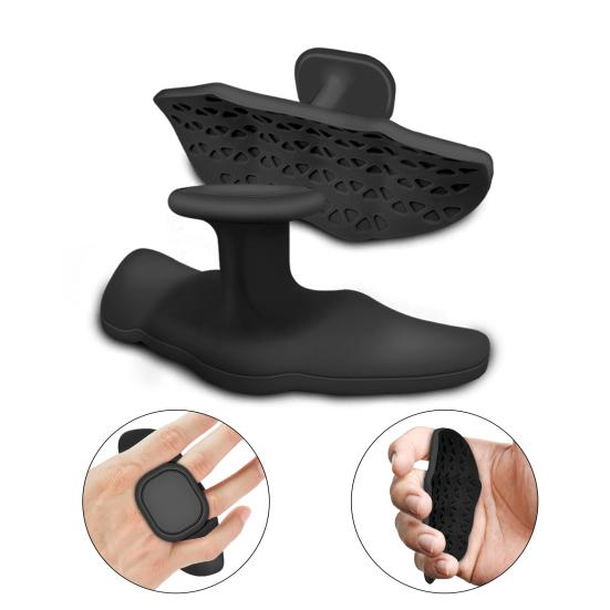 1 Pair Anti-Slip Silicone Workout Grips Men Women Hand Palm Protection Lifting Deadlift Pull-Up Grippers Gym Training Exercise Fingerless