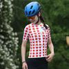 Dámský rychleschnoucí cyklistický dres MiLingWeiSheng s puntíky