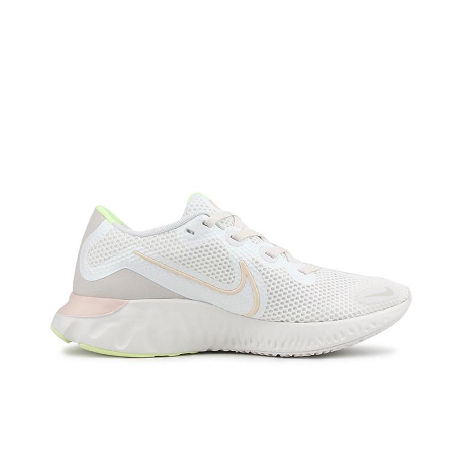 Nike Renew Run Dämpfung Rutschfest Langlebig Leicht Low-Top Laufschuhe Damen Sneaker Weiß Rosa CK6360-102
