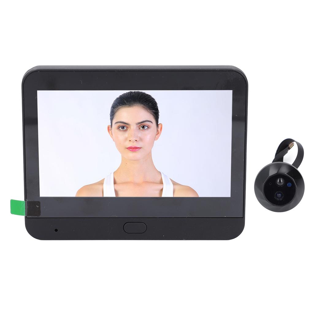 Wireless Video Doorbell Intercom System 1080P 4.3 Inch Color Screen 120 Degree Wide Angle Smart WiFi Video Doorbell
