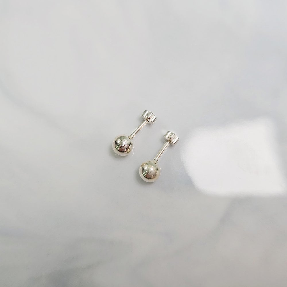 Silver Simple Ball Piercing