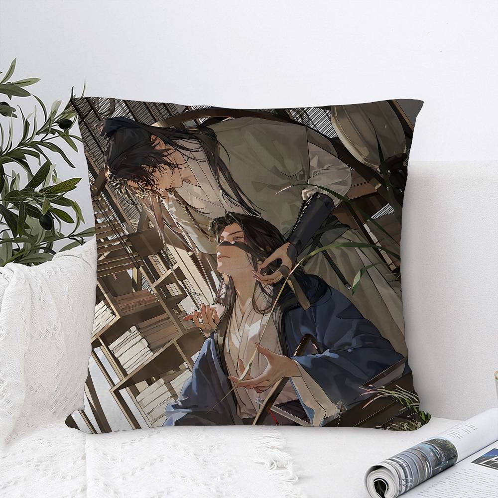 Priest Anime Sha Po Lang Maple Design Cushion Cover Happy Autumn Harvest Decor Holiday Decorati Pillow Cover