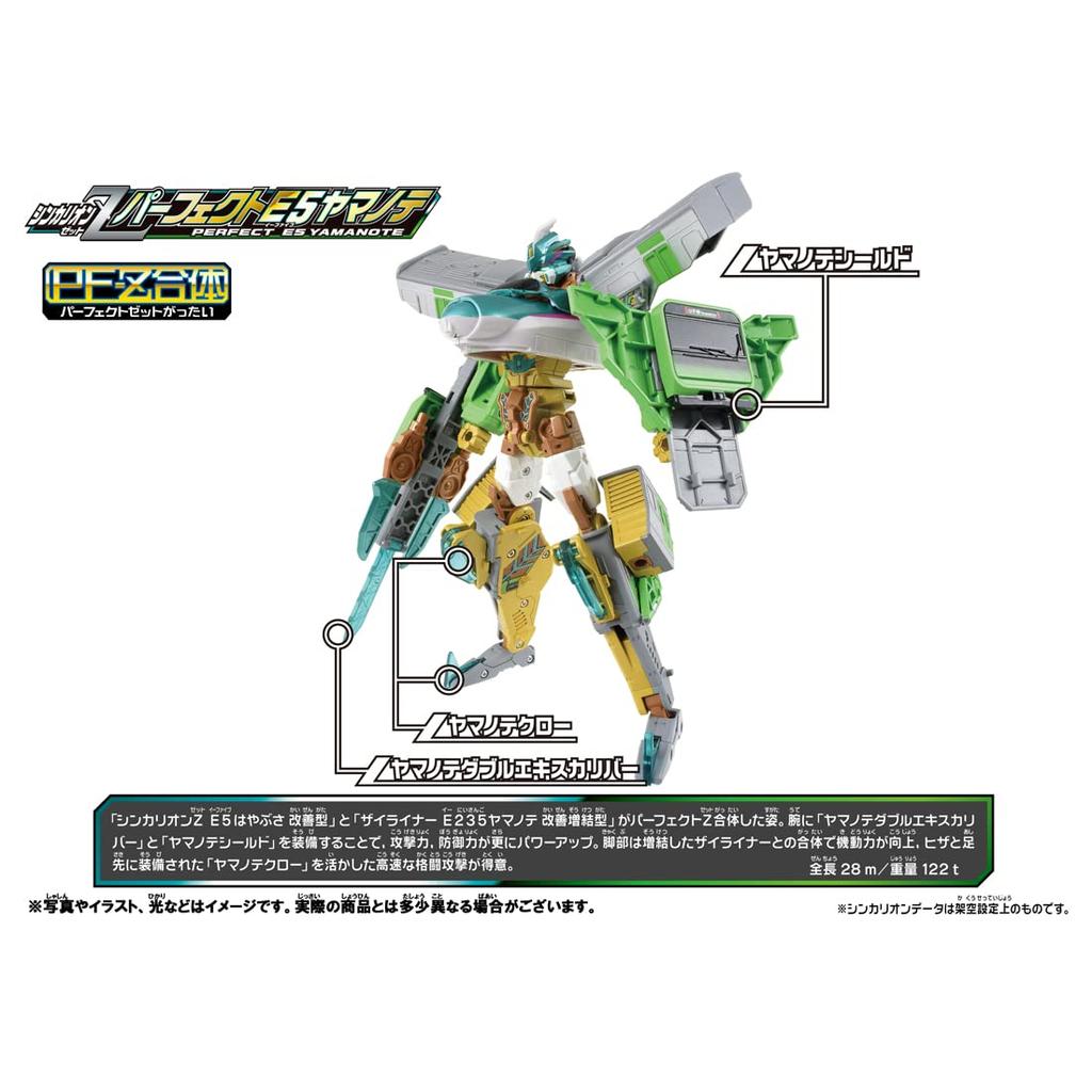 Takara Tomy Plarail Shinkansen Transforming Robot Shinkalion Z Shinkalion Z Perfect E5 Yamanote Train Toy for Ages 3 and Up