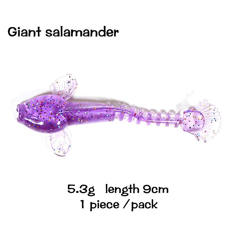 1 Pcs Soft Fishing Lure 2.5G6.5Cm/5.3G9Cmbright Color Swimbait Worm Lure For Fishing Bait