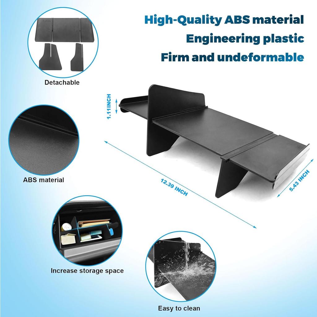 Upgrade Car Storage Organizer Fit For Ford Maverick 2026 -2025 Glove Box Organizers Ert Compartment Tray ABS Black Materials Dividers