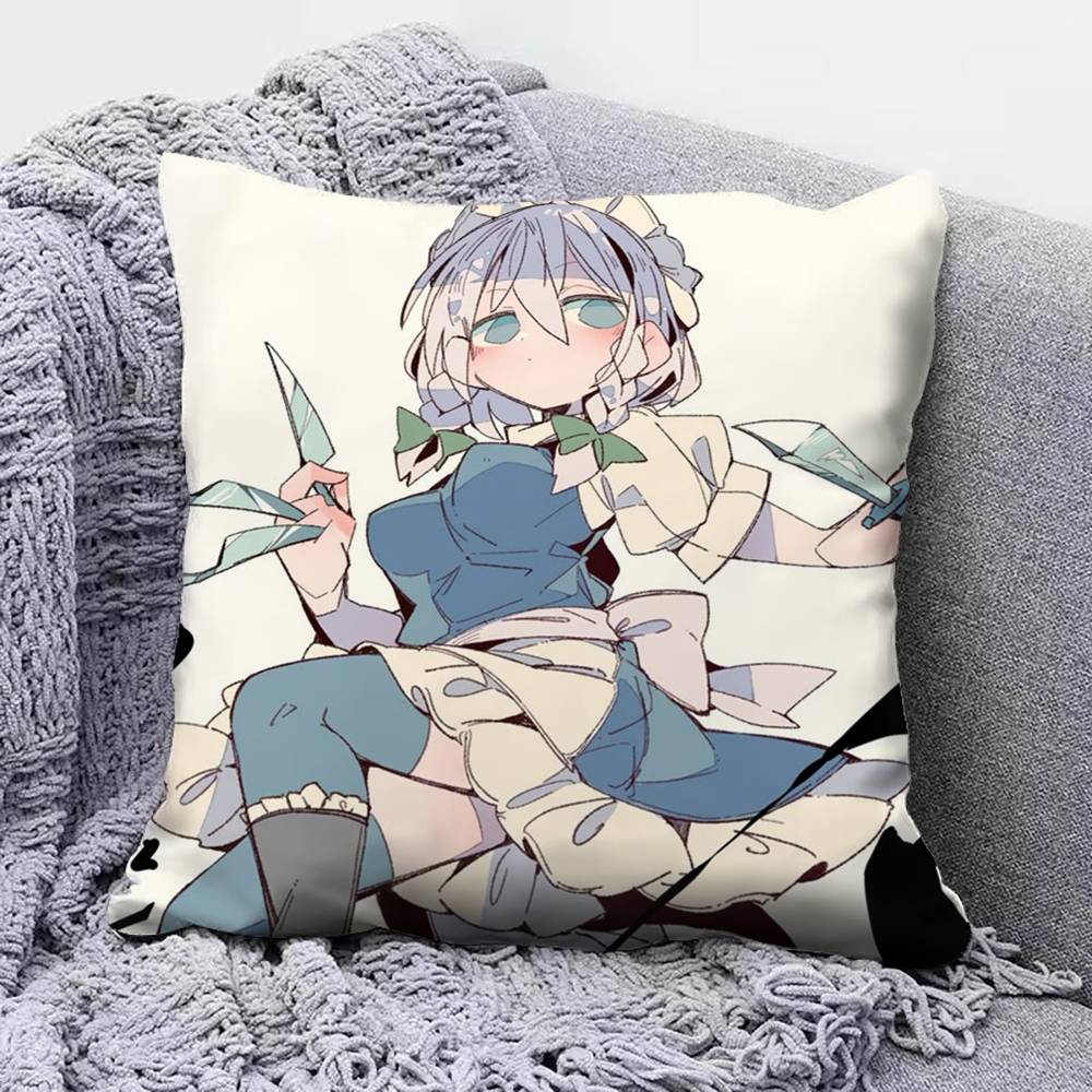 Touhou Project GGame  Pillow Covers Home Sofa Cushion Covers and Aecorative Custom