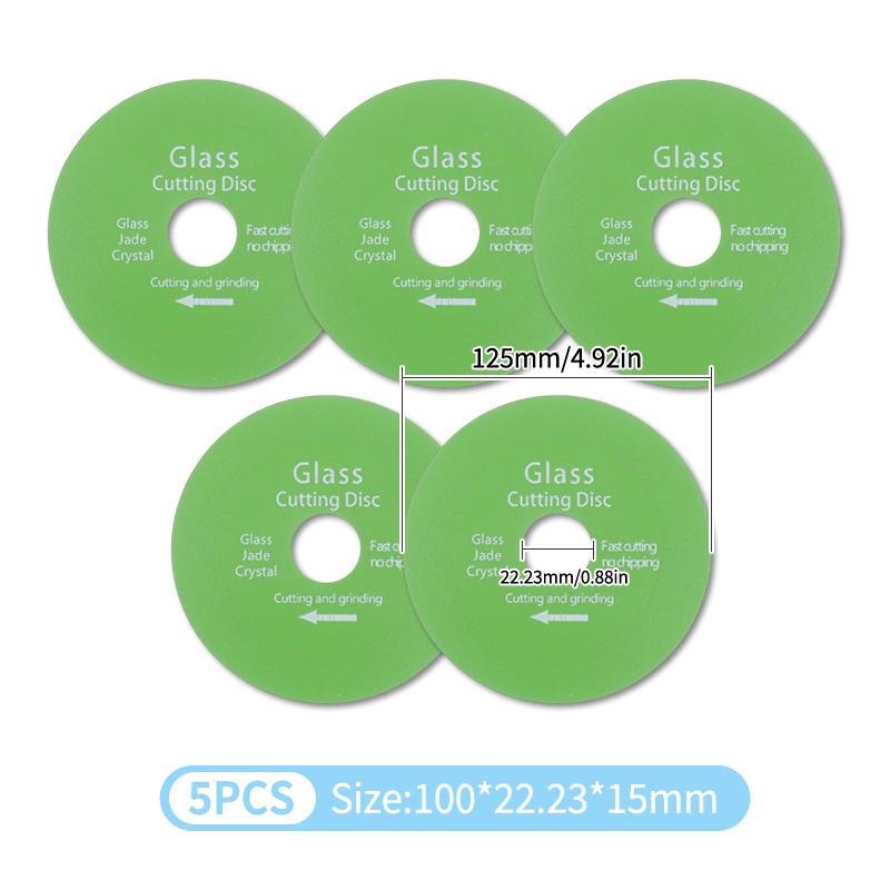 100/115/125mm Glass Cutting Disc Ultra-thin Saw Blade For Angle Grinder Machine Marble Ceramic Tile Polishing Grinding