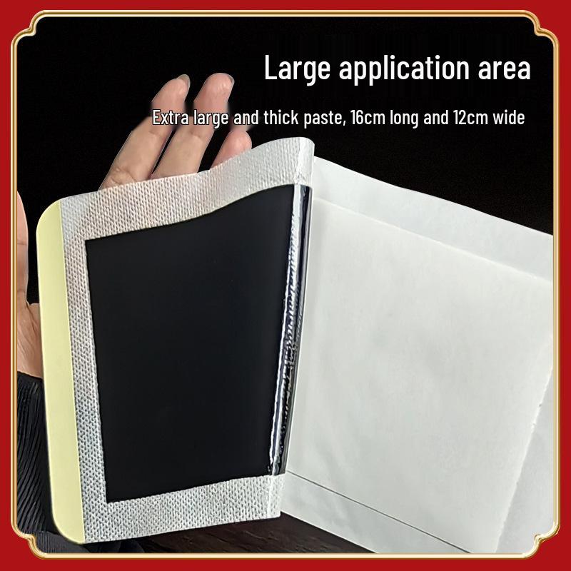 Traditional Black Plaster Patches for Neck, Spine, Lumbar, Joint, Knee, Tendon, and Bone Pain Relief