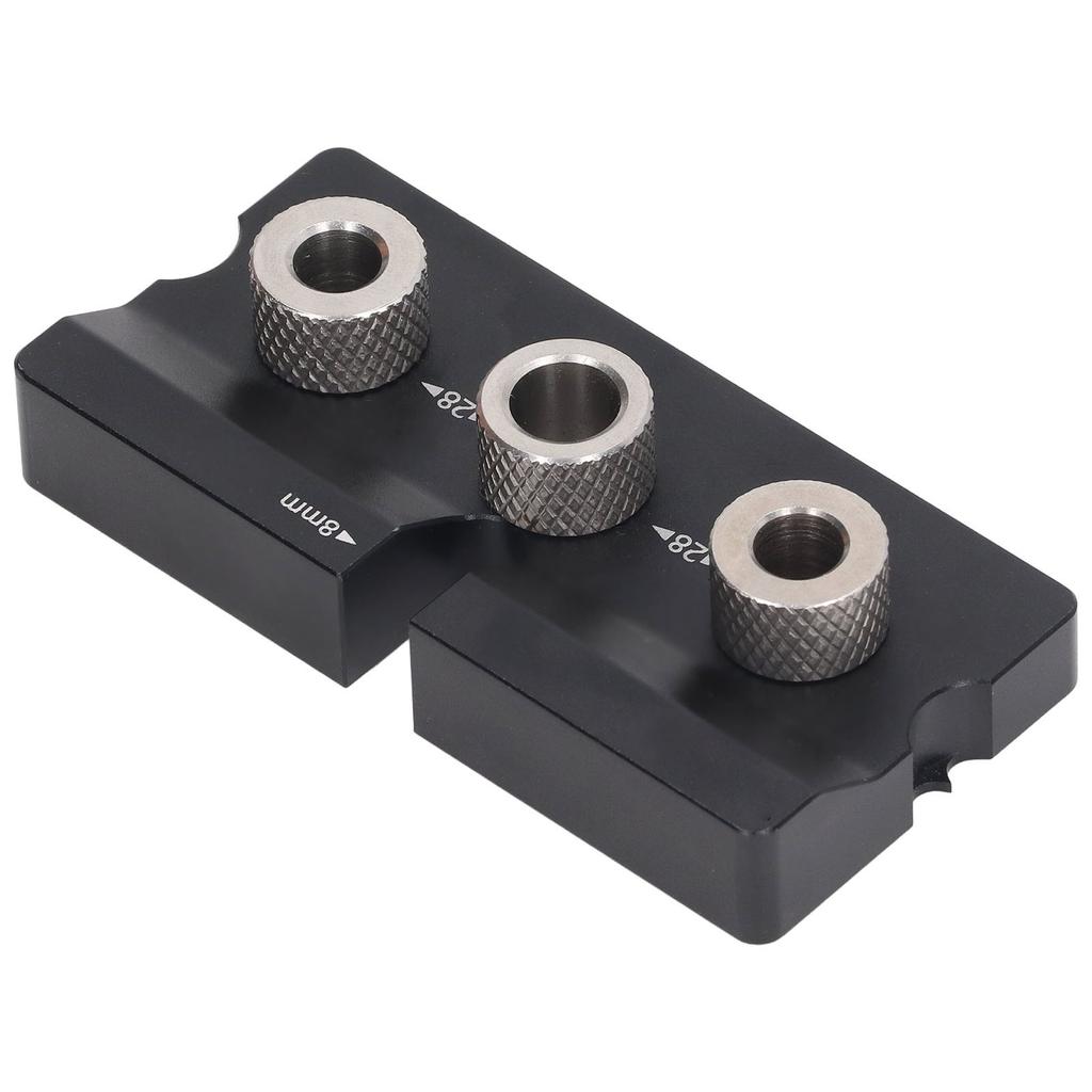 Lochlehre Holzdübelbohrlehre Bohrhilfe 2 in 1 8mm 10mm Lochstanze Locator Schreinerwerkzeug