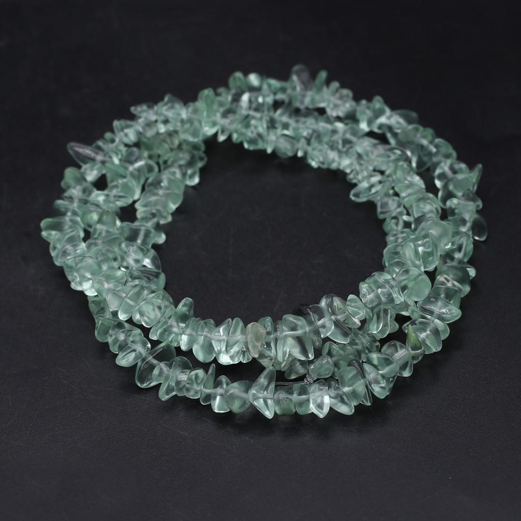 1 Filo Pietre Frantumate Cristalli Curativi 7mm Pietra Naturale Perline Distanziatrici Sciolte per Creazione di Gioielli Fai da Te Collana Bracciale Accessori Lunghezza 80cm