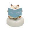 Cartoon Rotatable Car Ornament Ceramic Car Dashboard Ornament Novelty Cute Cat Statue  Home Decor